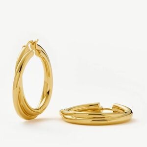 Missoma - LUCY WILLIAMS ENTWINE HOOP EARRINGS
